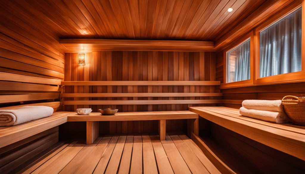 private Sauna zur Alleinvermietung
